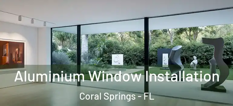  Aluminium Window Installation Coral Springs - FL