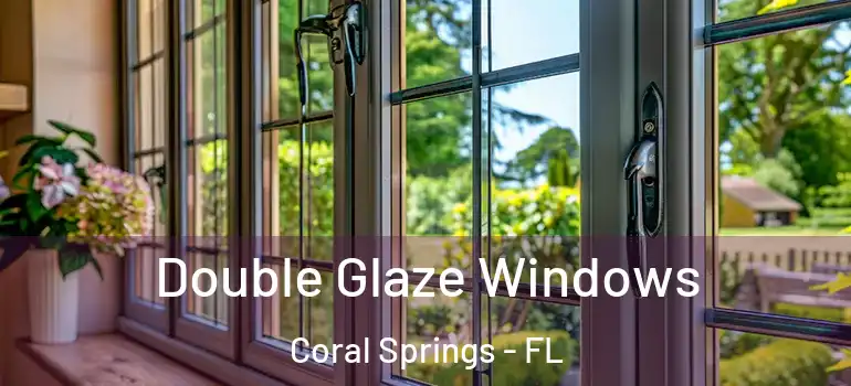  Double Glaze Windows Coral Springs - FL