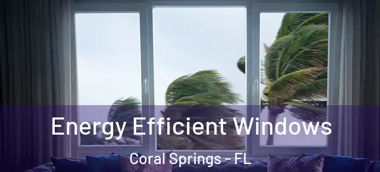  Energy Efficient Windows Coral Springs - FL