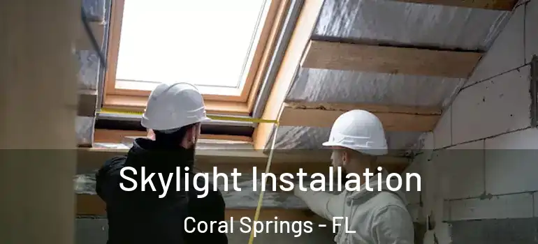  Skylight Installation Coral Springs - FL